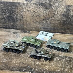 Zylmex Diecast Tanks Assorted Bundle Lot JSIII - Patton - Napoleon - M60 A1